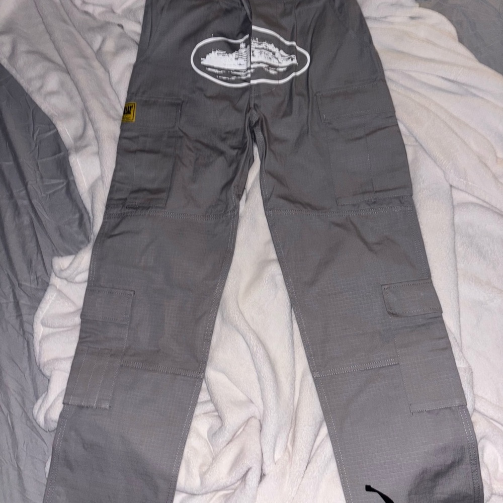 Gray Corteiz Men’s Cargo Pants